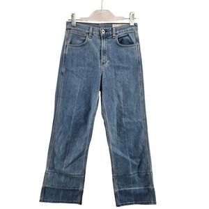 Rag & Bone Lou Crop Jean Women's Size 26 Tivoli Straight Leg Designer High Rise